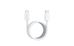 4smarts | Magnetisches USB-Kabel RollUp | USB-C-C, Weiss, 1.5m