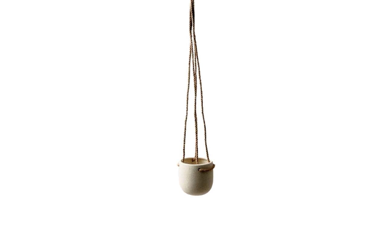 Esmée Blumentopf zum Hängen, Beige