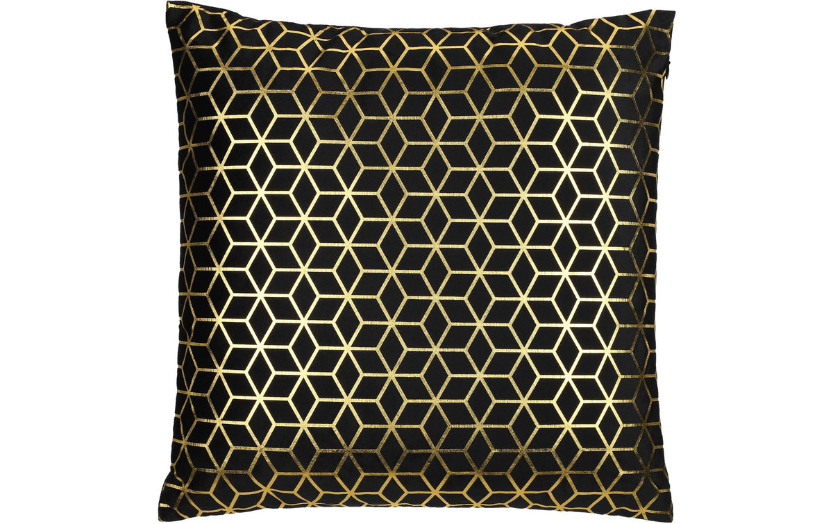 Eglo Kissen Singu 45x45 cm Schwarz/Gold
