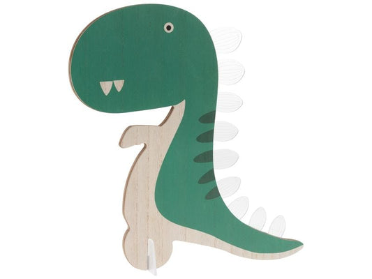 COCON | Dekolampe stehende Dino Holz | 27x2x28cm