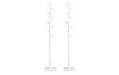 Vasagle Garderobeständer, Weiss, 8 Haken
