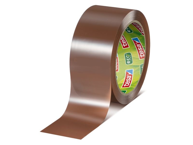 tesa | film Eco & Crystal Klebeband | 66m x 50mm, Braun