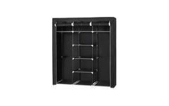 Songmics Schrank Schwarz,3hochrollbareTüren