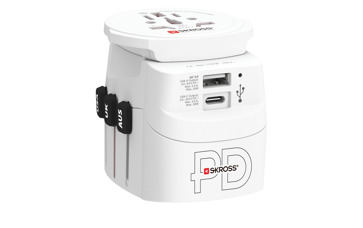 SKROSS PRO Light, 1x USB-A und C AC30PD