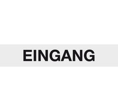 Schild Eingang