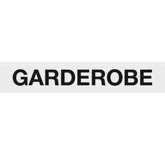 Schild Garderobe