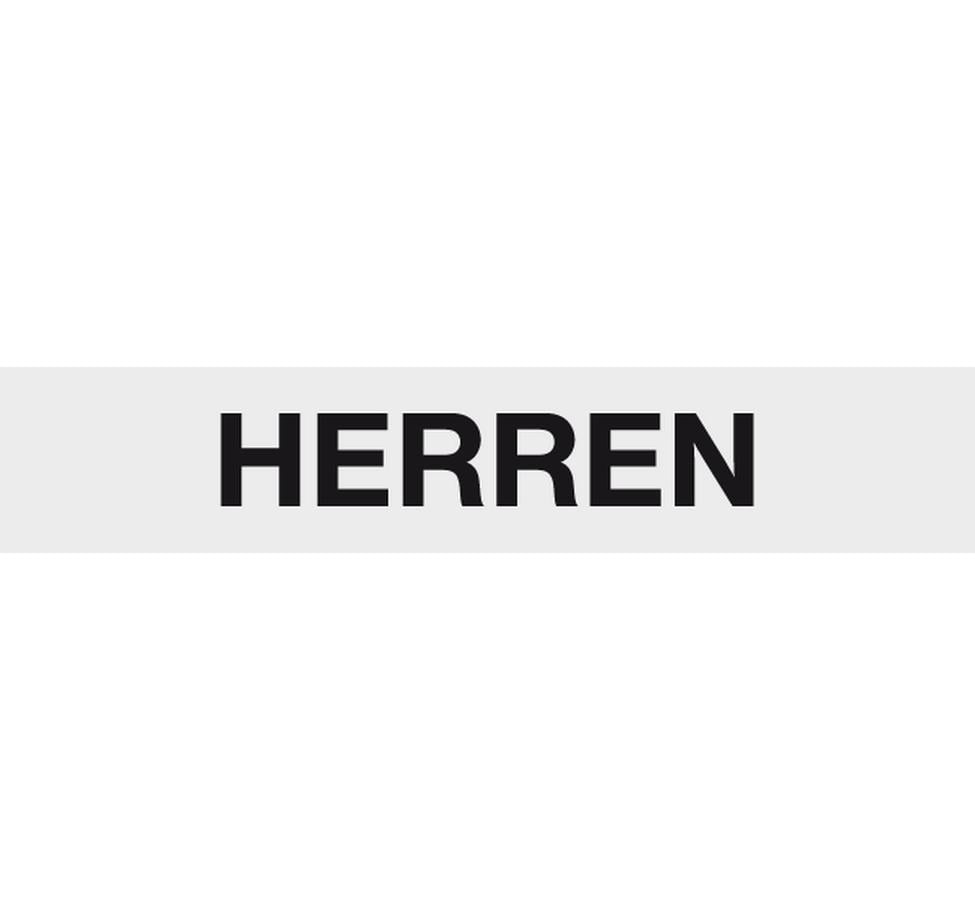 Schild HERREN 210x40 mm