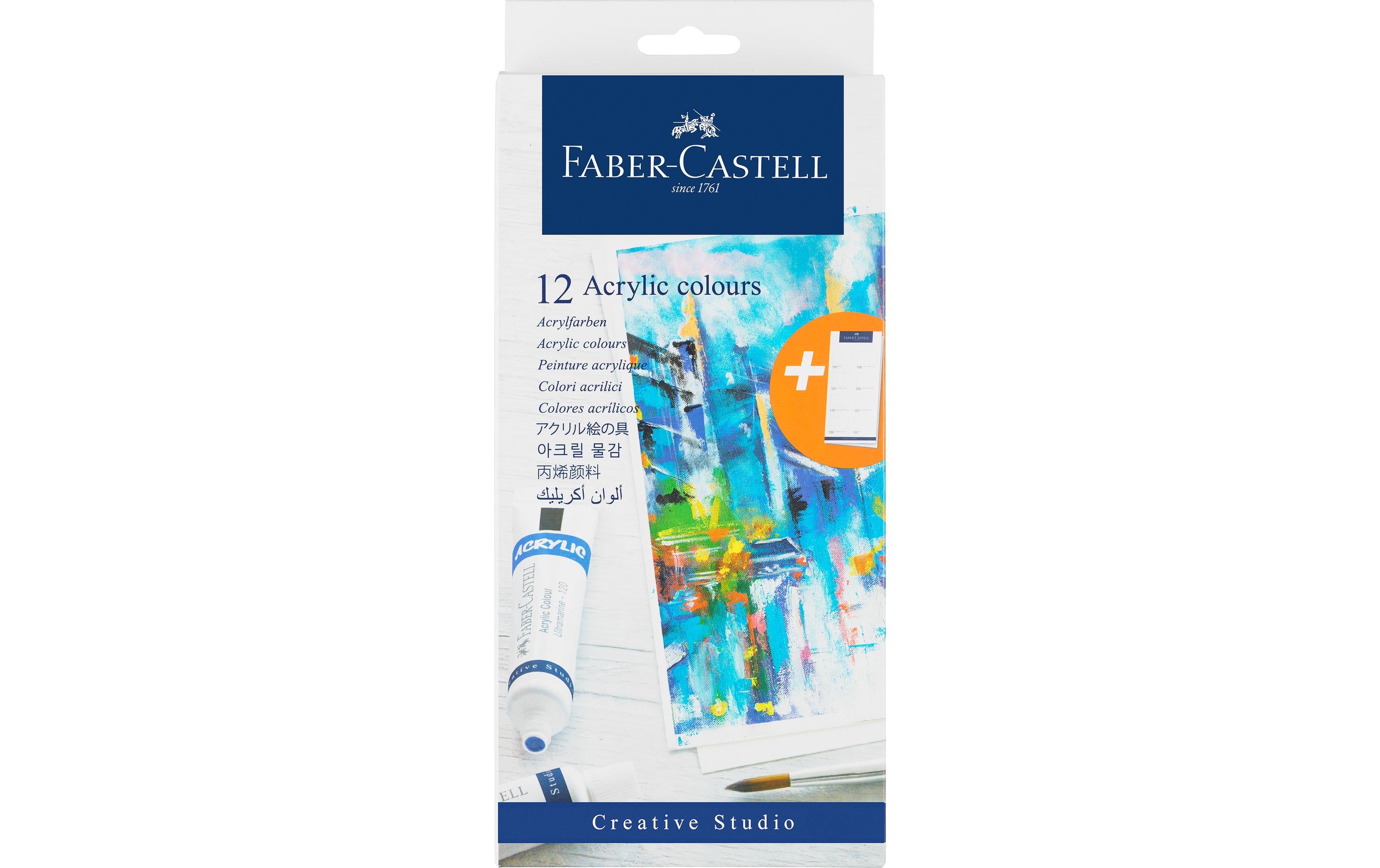 Faber Castell Acrylfarben Tuben 12er