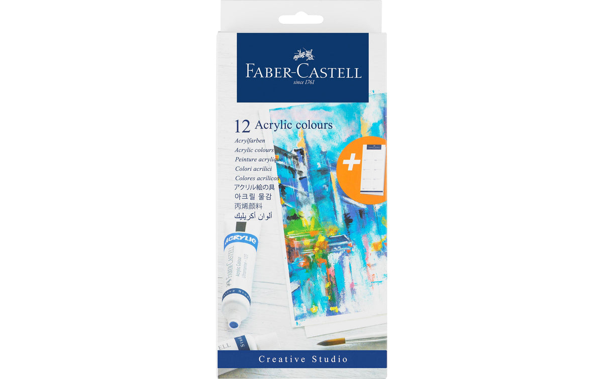 Faber Castell Acrylfarben Tuben 12er