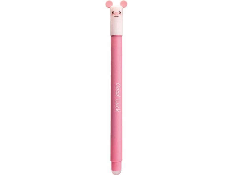 Eberhard Faber | Eberhard F. Gelschreiber Animal Erase It | Schwein, 1 Stk, 0.7mm, radierbar, nachfüllb