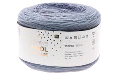 RICO Creative Wool Degrade, jeans