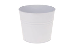 Opiflor | Zinktopf Jan, Weiss | 14x12 cm (DxH)