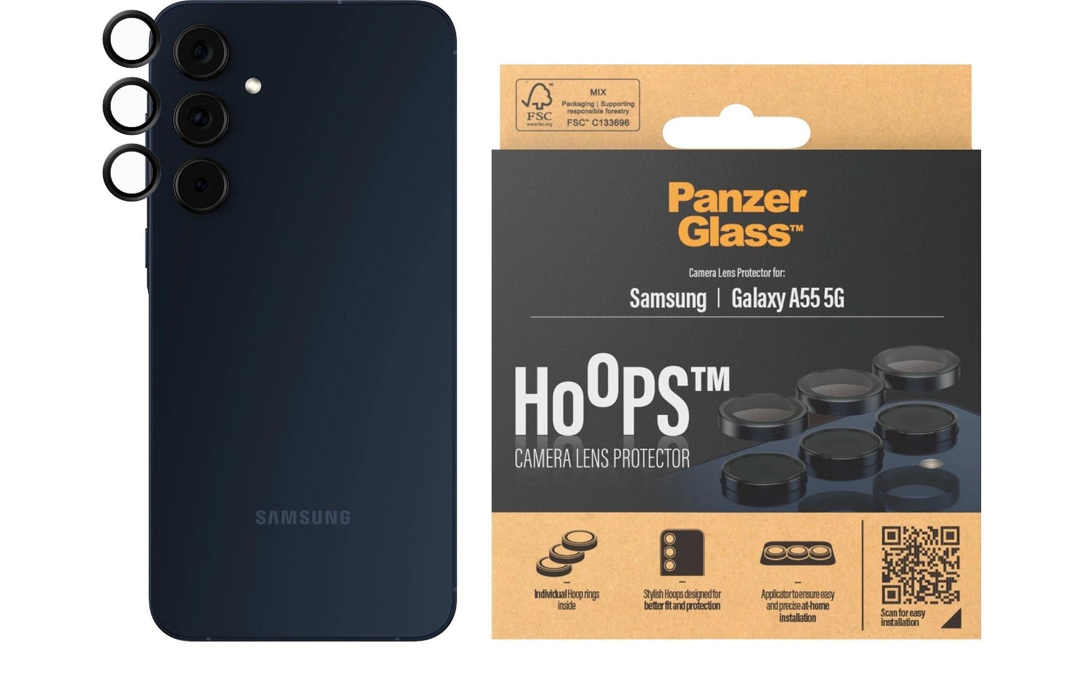 PANZERGLASS Hoops, Schwarz