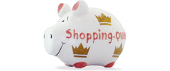 G. Wurm | Sparschwein Shopping Queen | 12.5x9x9cm