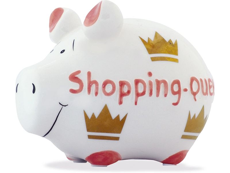 G. Wurm | Sparschwein Shopping Queen | 12.5x9x9cm