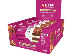 Maxi Nutrition | Creamy Core Protein Bar | Peanut Caramel, Box: 12x45g