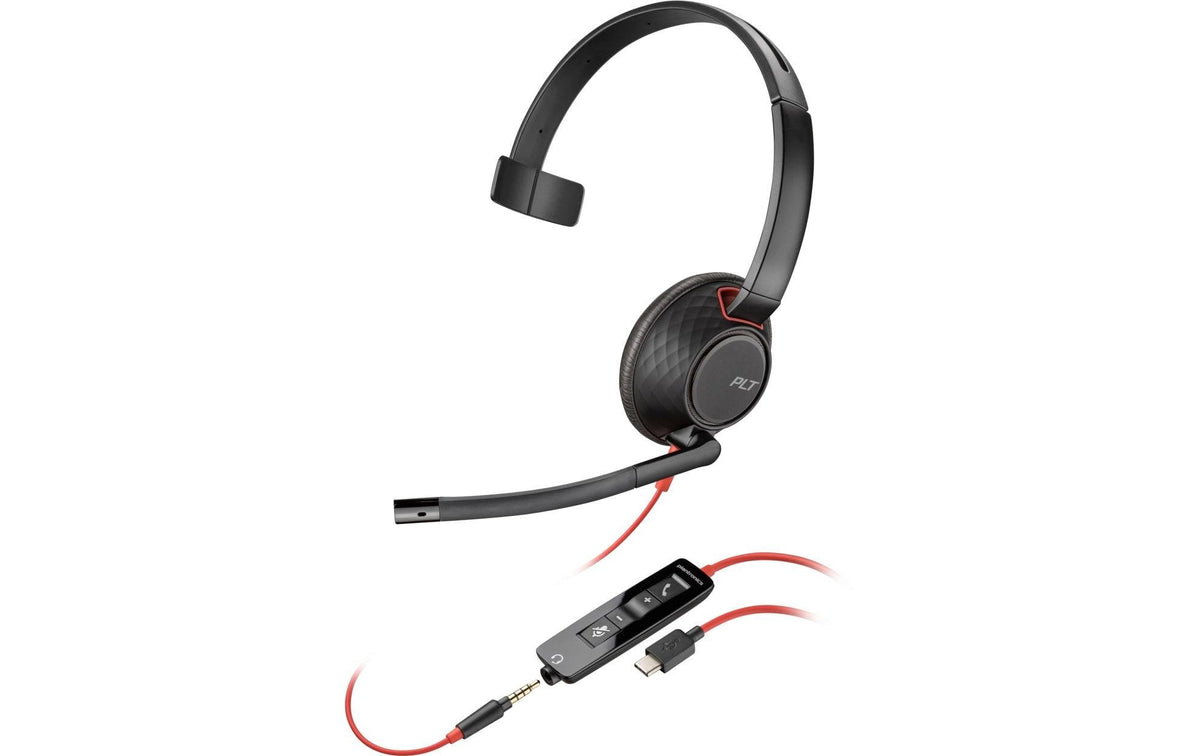 Poly Blackwire 5210 Mono,3.5mm+USB-C/A