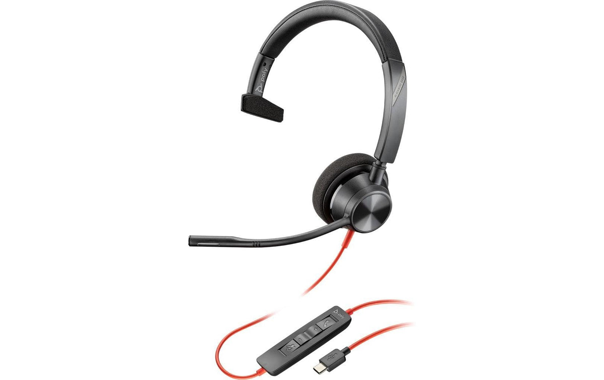 Poly Blackwire 3310 Mono,UC,USB-C/A