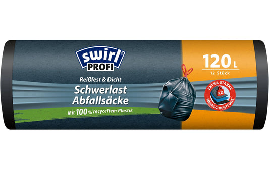 Swirl Schwerlast-Abfallsäcke 120 Liter