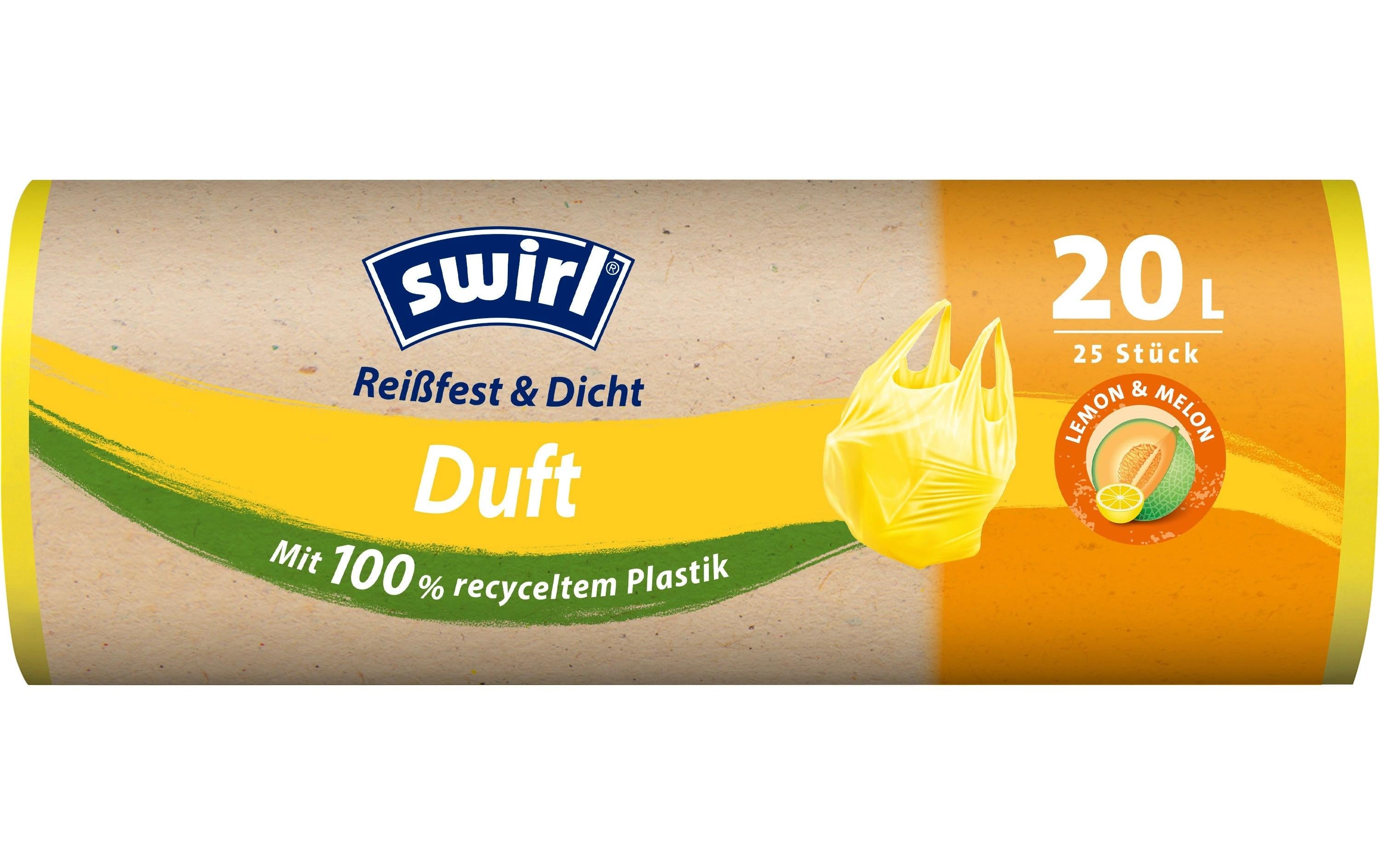 Swirl Müllbeutel Duft mit Tragegriff 20 L
