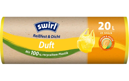 Swirl Müllbeutel Duft mit Tragegriff 20 L