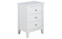 AC Design | Nachttisch Linea | MDF, 45x34x62,8 cm, Weiss