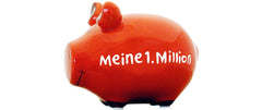 G. Wurm | Sparschwein Meine 1. Million | 12.5x9x9cm
