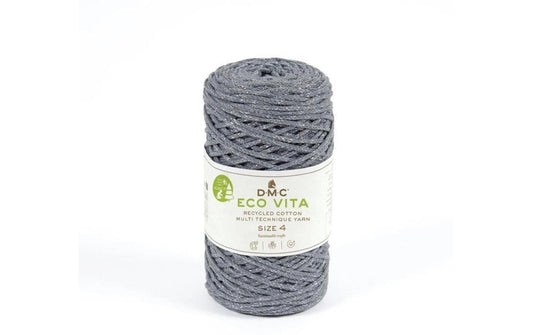 DMC | Nova Vita 4 Metallic grau 250g | 200 m, 75% rCO, 15% rPET, 10% rLUR