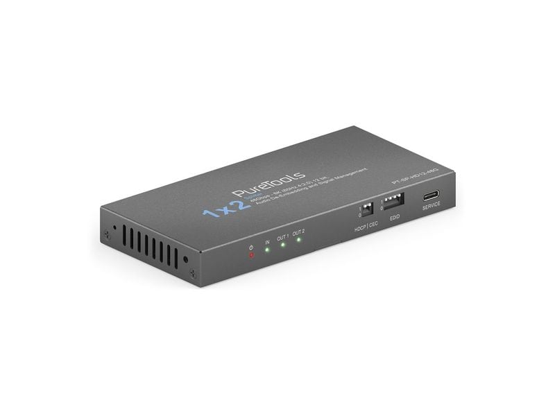 PureLink PureTools | PureTools PT-SP-HD12-48G | 1x2 HDMI 2.1 Splitter - 48Gbps - 8K