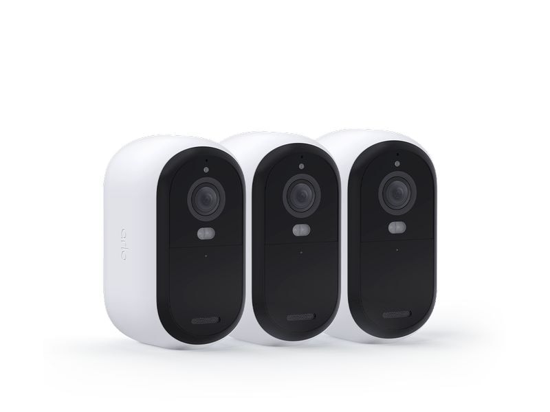 Arlo | VMC3350: IP Kamera 3er Pack | Arlo Essential2 Outdoor 2K-Kamera weiss