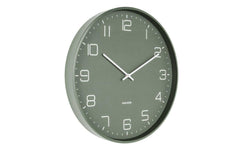 KARLSSON | Wanduhr Lofty | 40x4.5cm, Exkl. 1 x AA Batterie, Gün