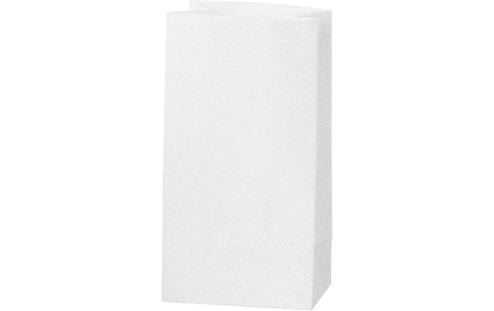 Creativ Company Papiertüten Weiss Glitzer