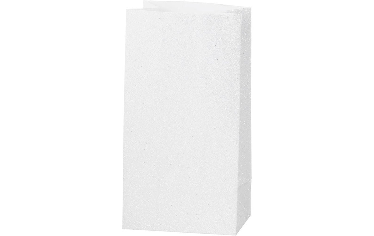 Creativ Company Papiertüten Weiss Glitzer