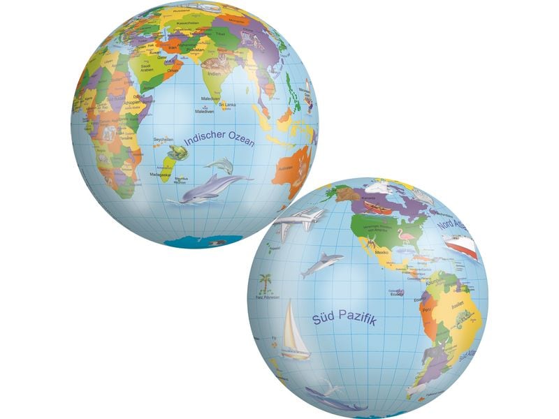 John | Globus | Ø 18 cm Vinylball mit Ventil