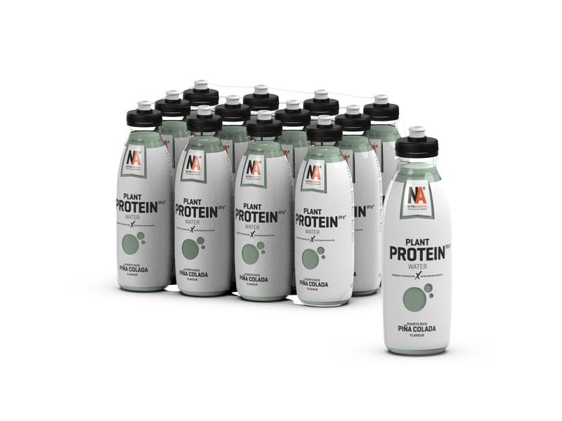 NUTRIATHLETIC | PlanProtein Water | Pina Colada,12 Stück
