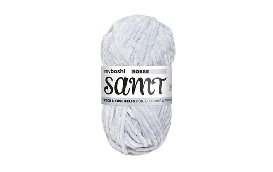 myBoshi, Wolle Chenille Samt Robbe 100 g, 1