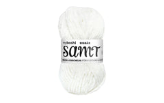 myBoshi | Wolle Chenille Samt Eisbär | 100 g, 100 m