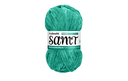 myBoshi, Wolle Chenille Samt Dino 100 g, 10