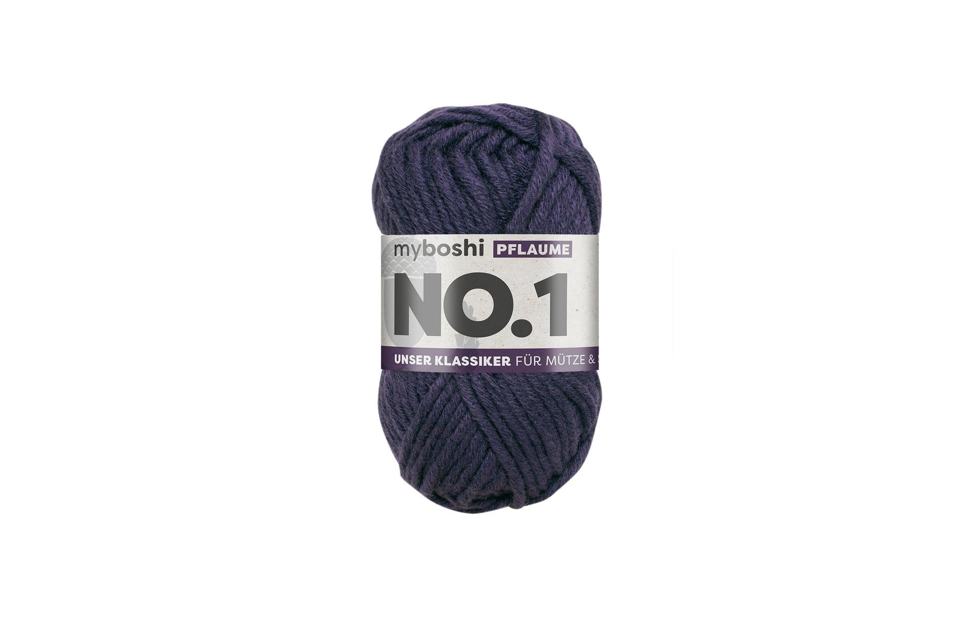 myBoshi, Wolle Nr.1 Pflaume 50 g, 55 m