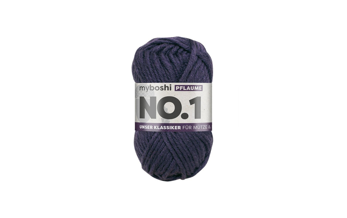 myBoshi, Wolle Nr.1 Pflaume 50 g, 55 m