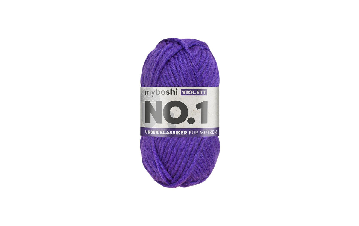 myBoshi, Wolle Nr.1 Violett 50 g, 55 m