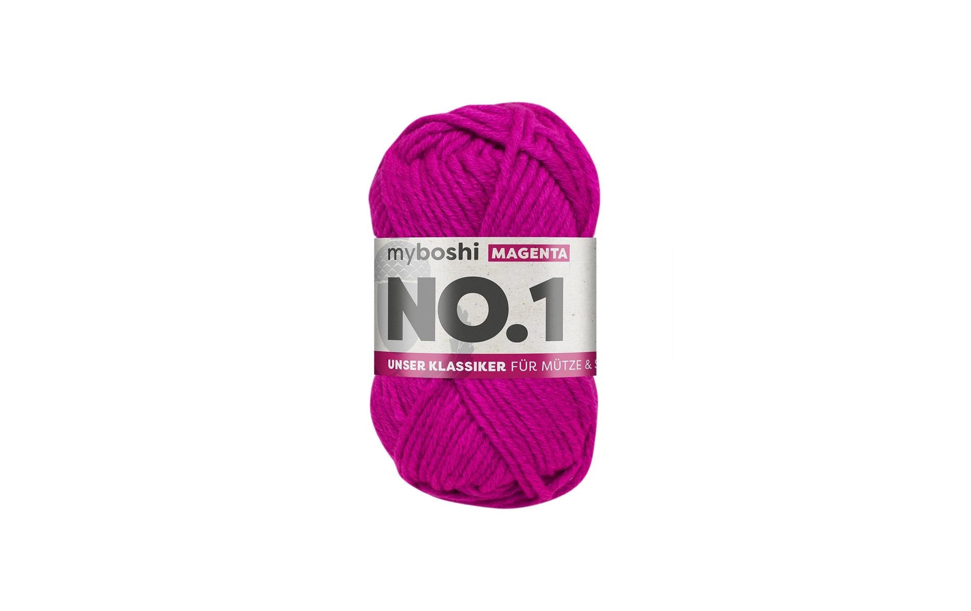 myBoshi, Wolle Nr.1 Magenta 50 g, 55 m