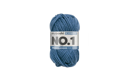 myBoshi, Wolle Nr.1 Blaubeere 50 g, 55 m