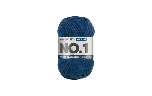 myBoshi, Wolle Nr.1 Marine 50 g, 55 m
