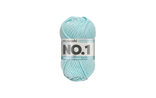 myBoshi, Wolle Nr.1 Himmelblau 50 g, 55 m