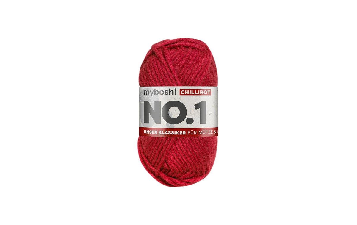 myBoshi, Wolle Nr.1 Chillirot 50 g, 55 m