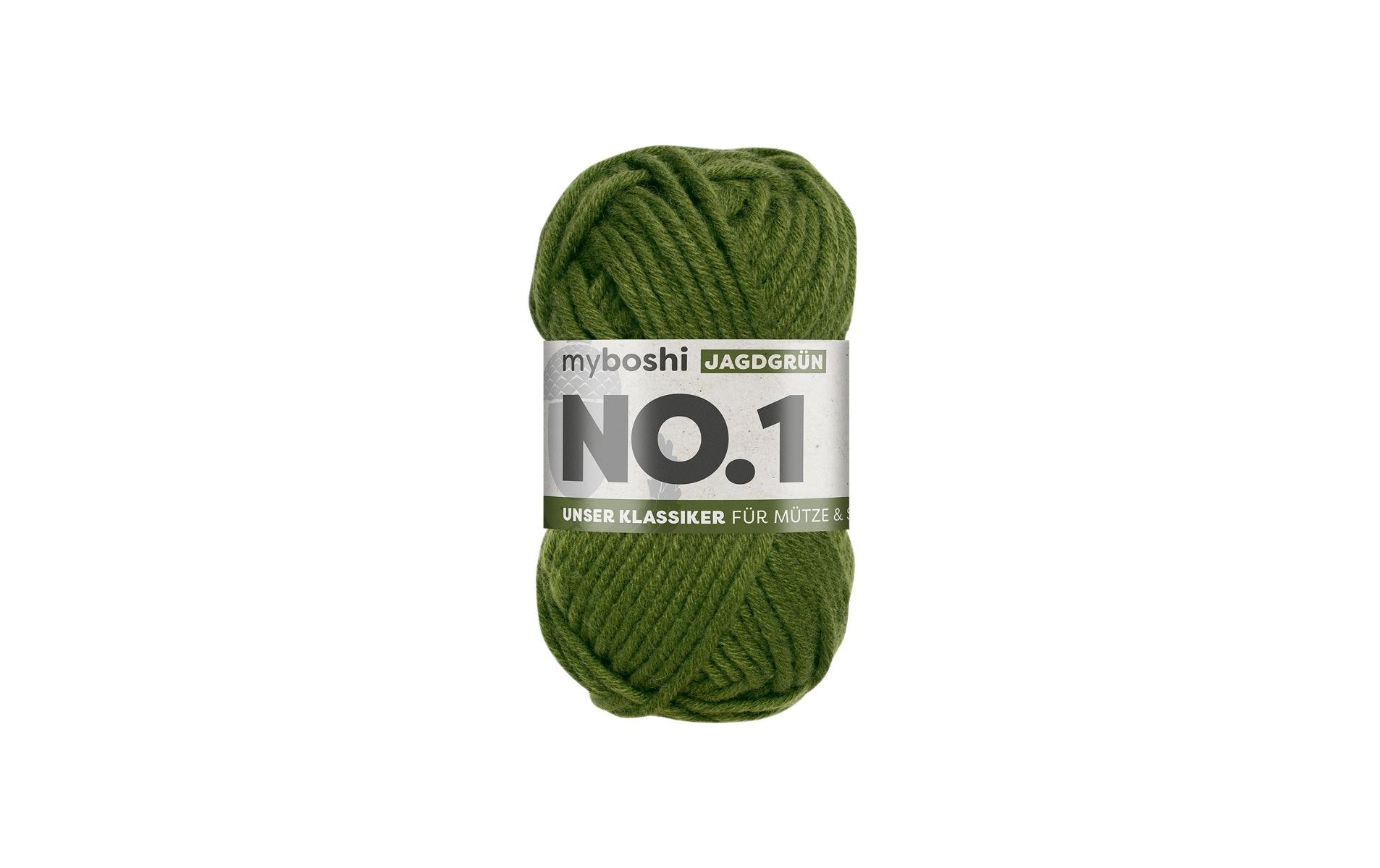 myBoshi, Wolle Nr.1 Jagdgrün 50 g, 55 m