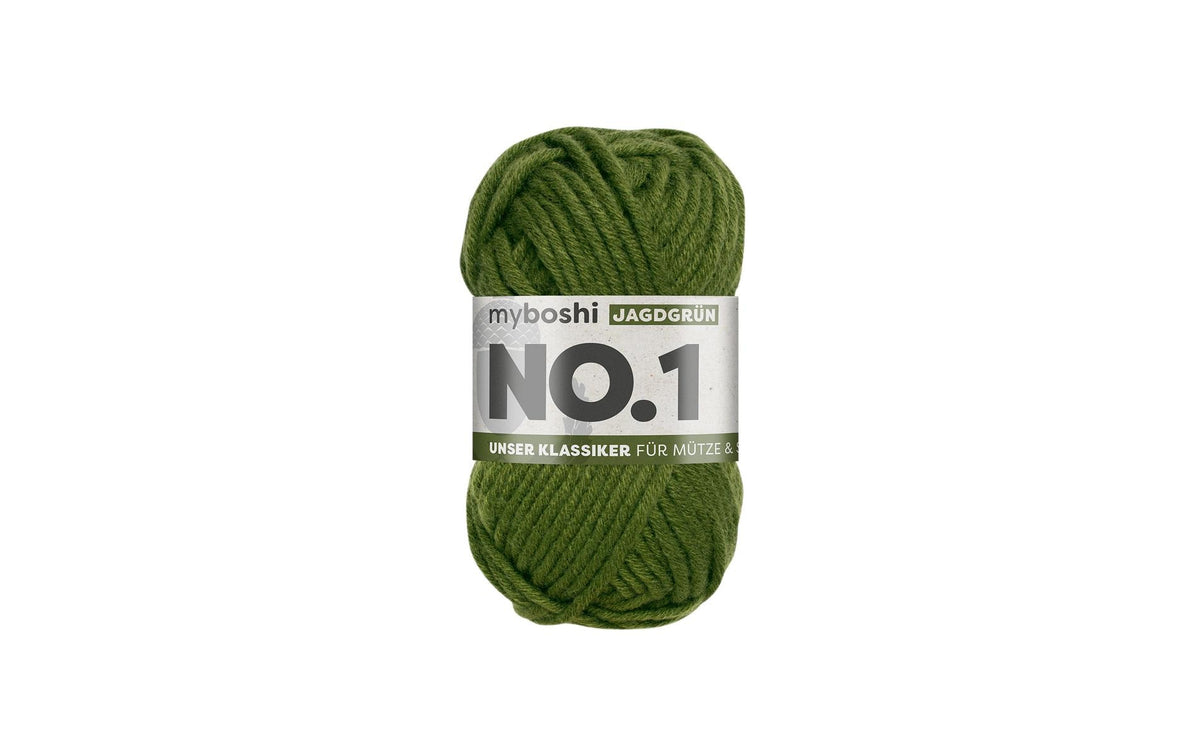 myBoshi, Wolle Nr.1 Jagdgrün 50 g, 55 m