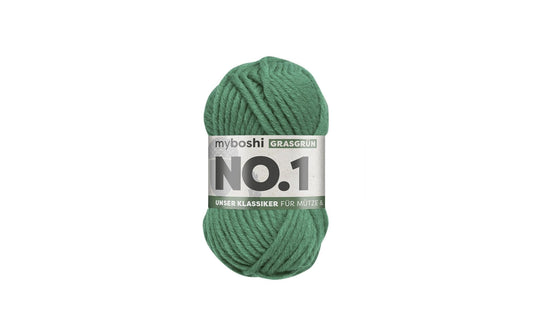 myBoshi, Wolle Nr.1 Grasgrün 50 g, 55 m