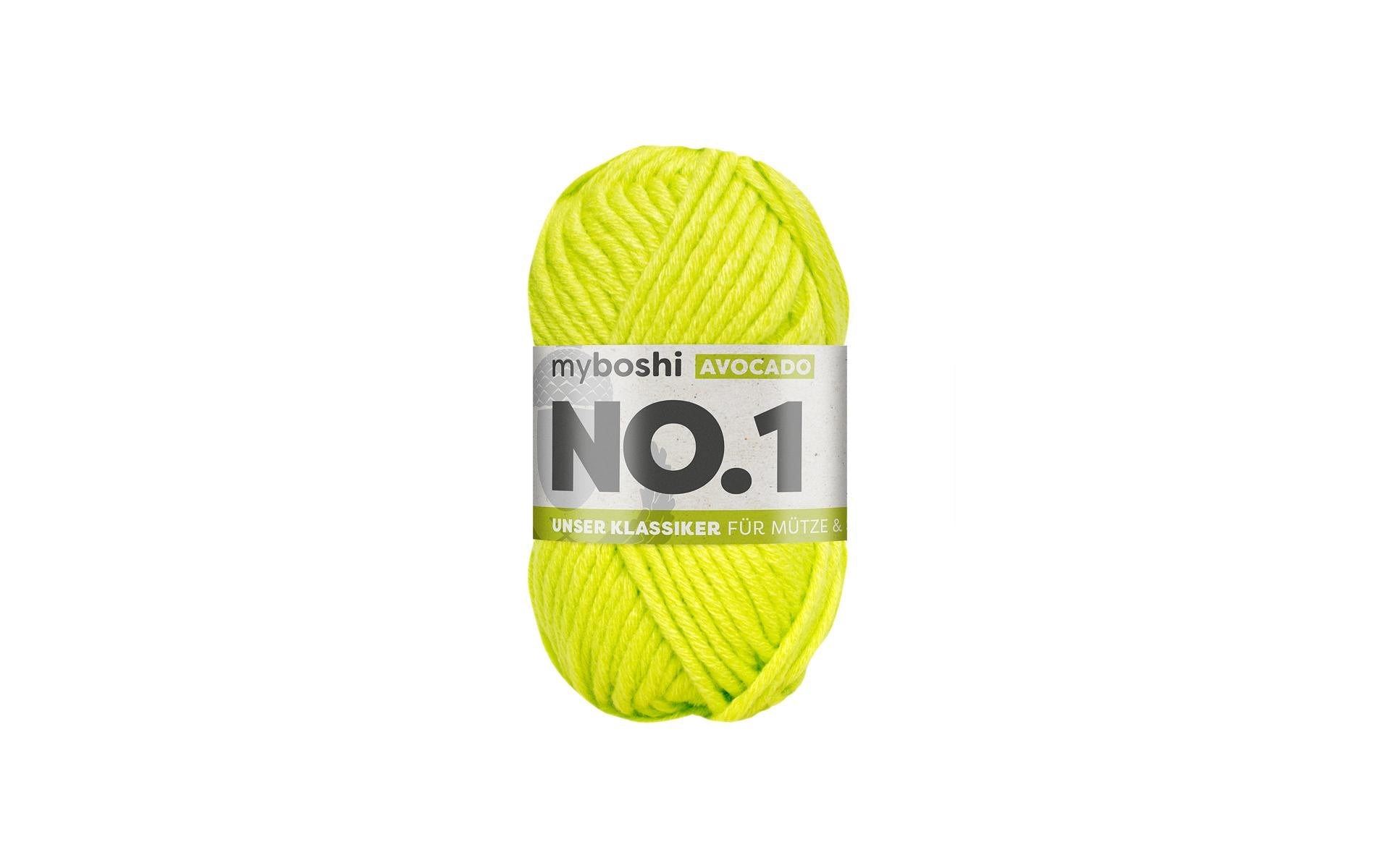 myBoshi, Wolle Nr.1 Avocado 50 g, 55 m